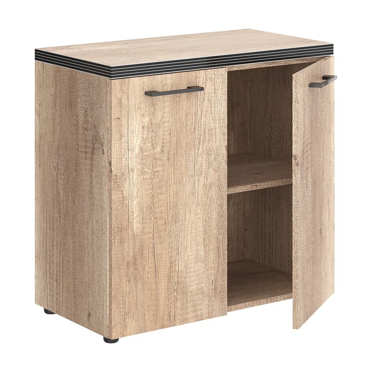Шкаф с глухими малыми дверьми и топом Skyland TLC 85.1 дуб каньон 856х450х833 TORR
