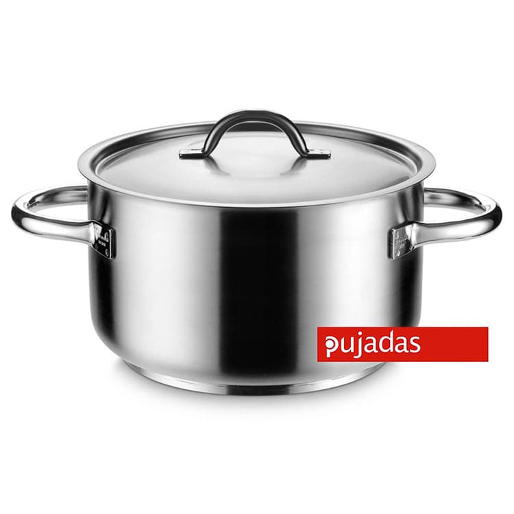 Кастрюля 4 л, 20х13 см с крышкой нерж. 18/10 Pujadas арт. 85100047