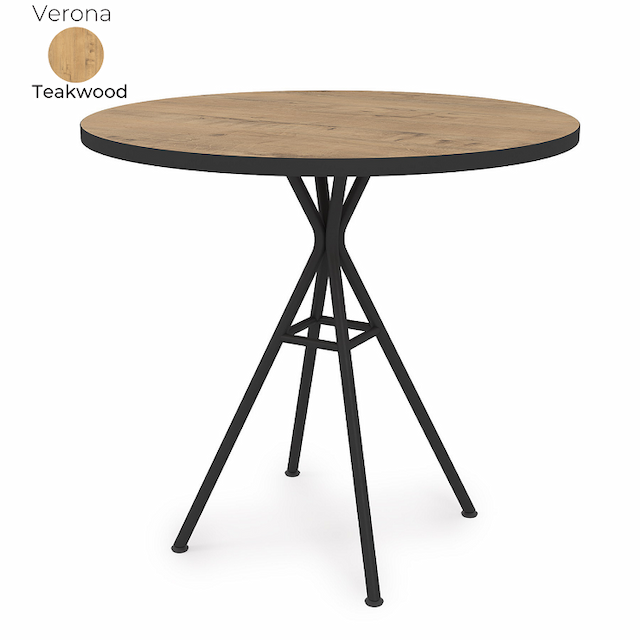 Стол обеденный круглый Алсав 21Verona.008.R Teakwood