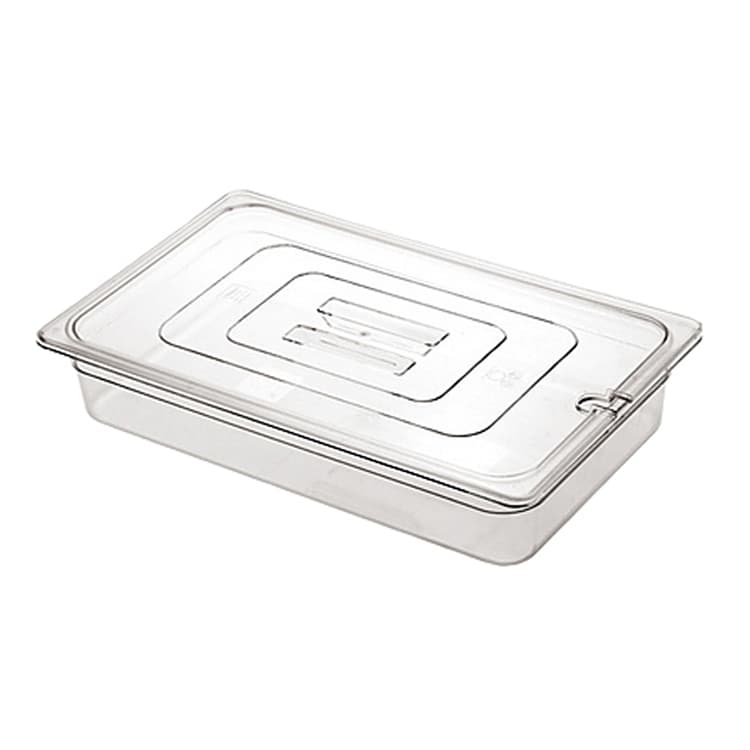 Крышка для гастроемкости MACO 8600-N GN 1/1 (530х325) с отверстием для ложки, поликарбонат
