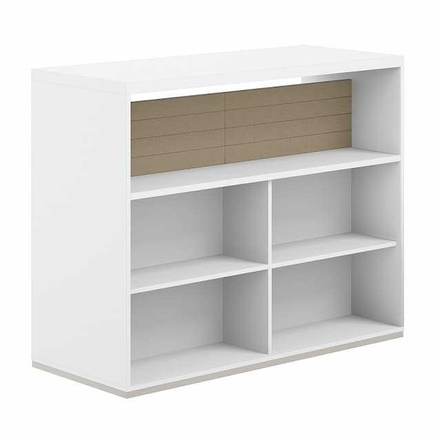 Стеллаж-комбо 1238 двухсторонний Norden Allegro AG.254.101.654.BG с топом и экраном тканевым низким