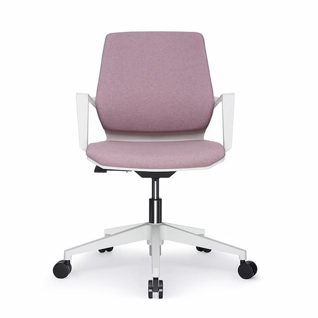 Кресло RV DESIGN Colt B1903 Белый пластик/Розовый SF1108