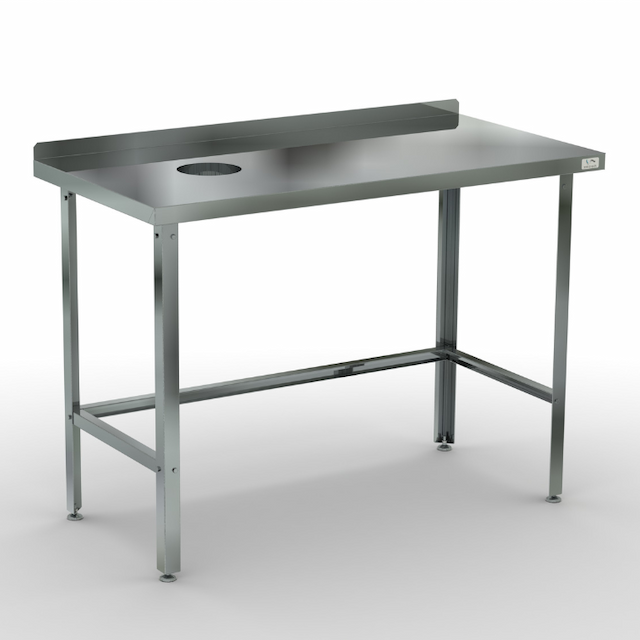 Стол для сбора пищевых отходов с бортом КОБОР СРОБ-120/60/430 Л/П