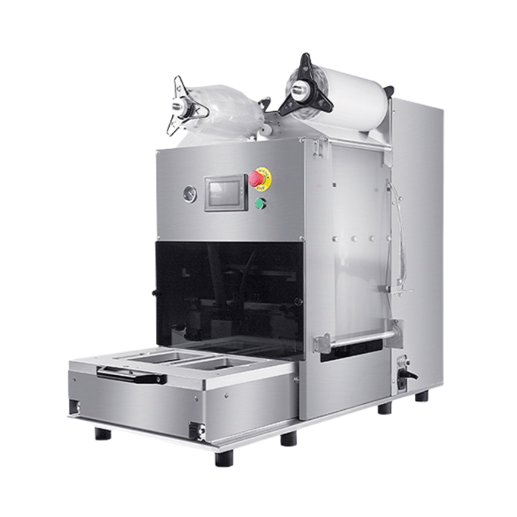 Запайщик лотков Hualian Machinery EV-271 (210*148*120 мм, 2 лотка за цикл) с газонаполнением