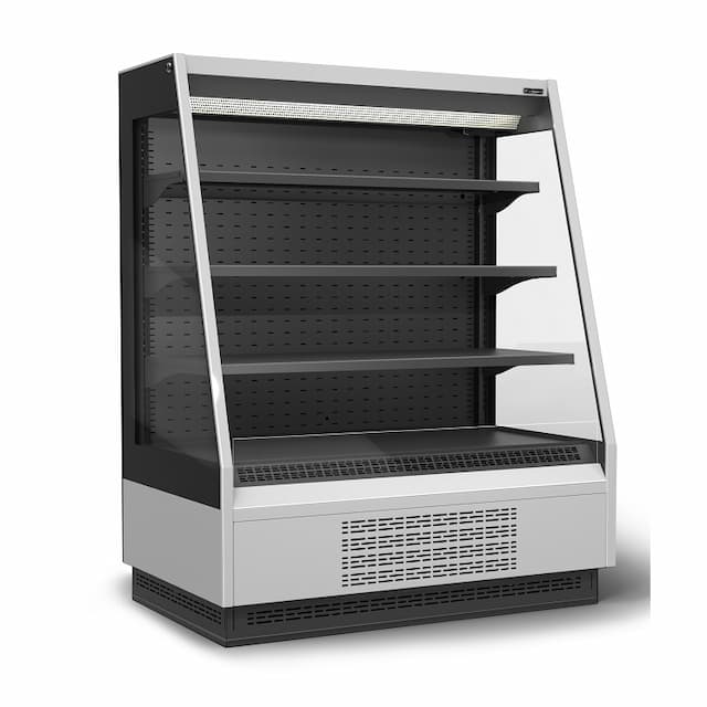 Витрина холодильная Carboma F16-08 TOKYO 2 VM 1,3-2 0030 бок металл с зеркалом