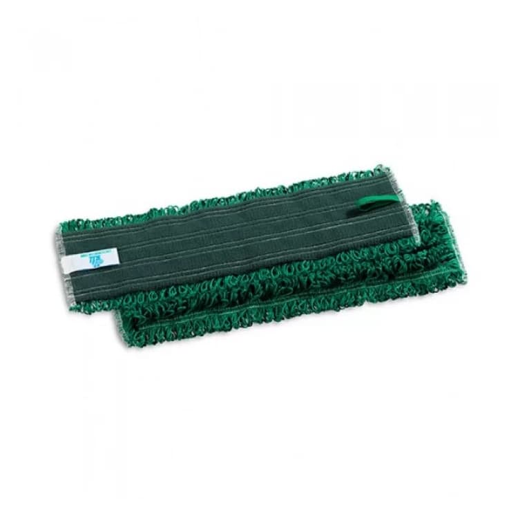 Моп TTS Microriccio с липучками, микрофибра,зеленый, 40x10,5 см