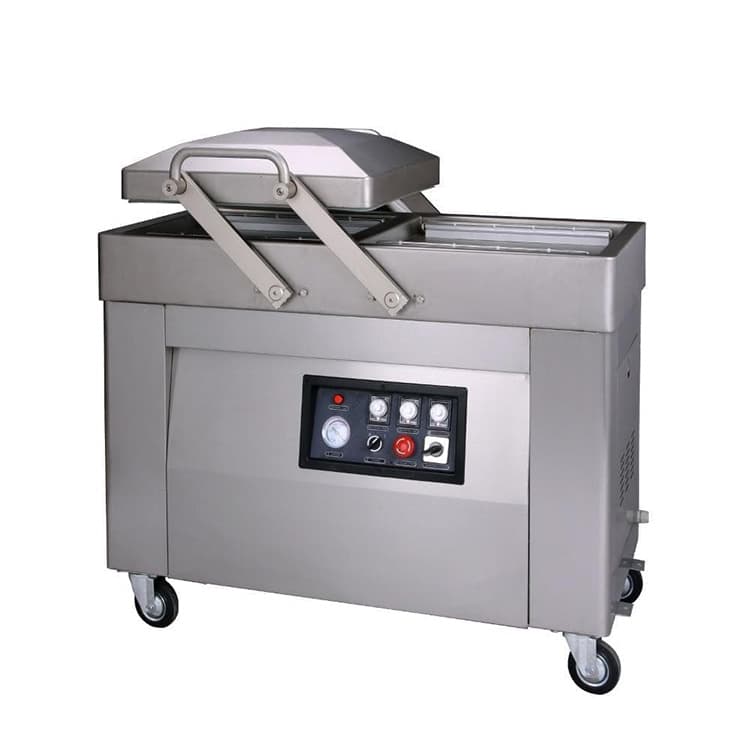 Вакуумный упаковщик Hualian Machinery HVC-410S/2A-G (DZQ-410/2SA) (нерж., газ)