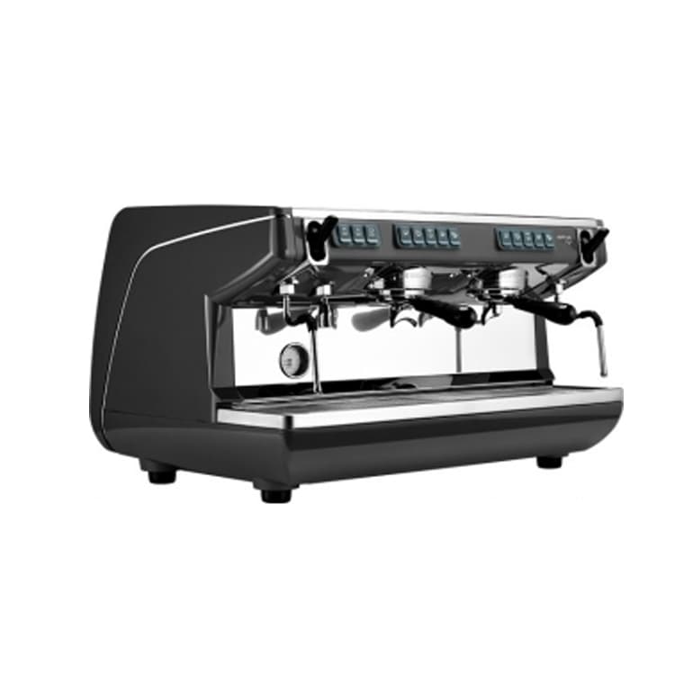 Кофемашина-автомат NUOVA SIMONELLI APPIA LIFE 2GR V 220V BLACK+HIGH GROUPS+ECONOMIZER