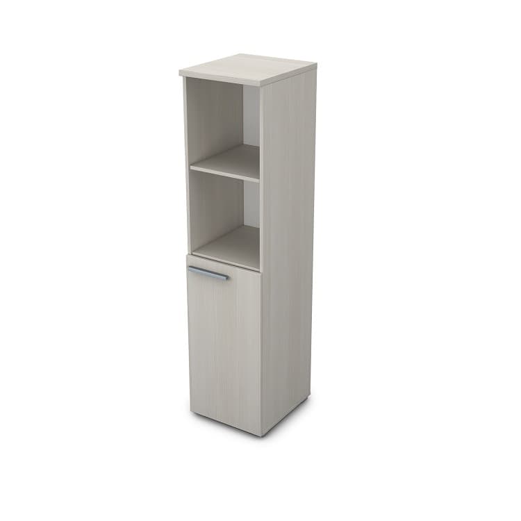 Шкаф узкий (пенал) АЛСАВ Gloss 9П.004.4 Ivory
