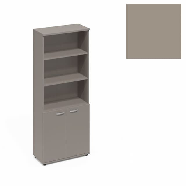 Шкаф для документов полузакрытый Юнитекс А4 (78x36.4x193) А4 9371 МП мокко премиум