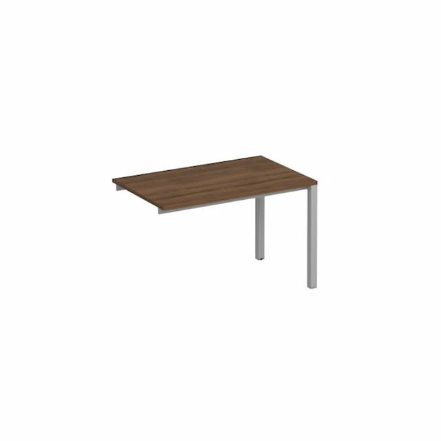 Секция стола рабочей станции на металлокаркасе Юнитекс Комфорт КФ К.С1 1131-1 ОФ (120x75x75) французский орех / серый