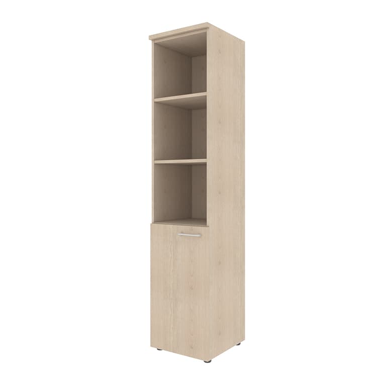 Шкаф колонка Skyland с глухой малой дверью (L) и топом XHC 42.5(L) Бук Тиара 432х432х1955 XTEN