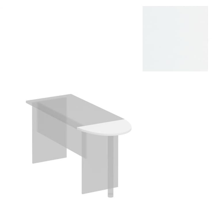 Приставка к столу без опоры Юнитекс Комфорт К.201 БП (60x40x2.5) белый премиум