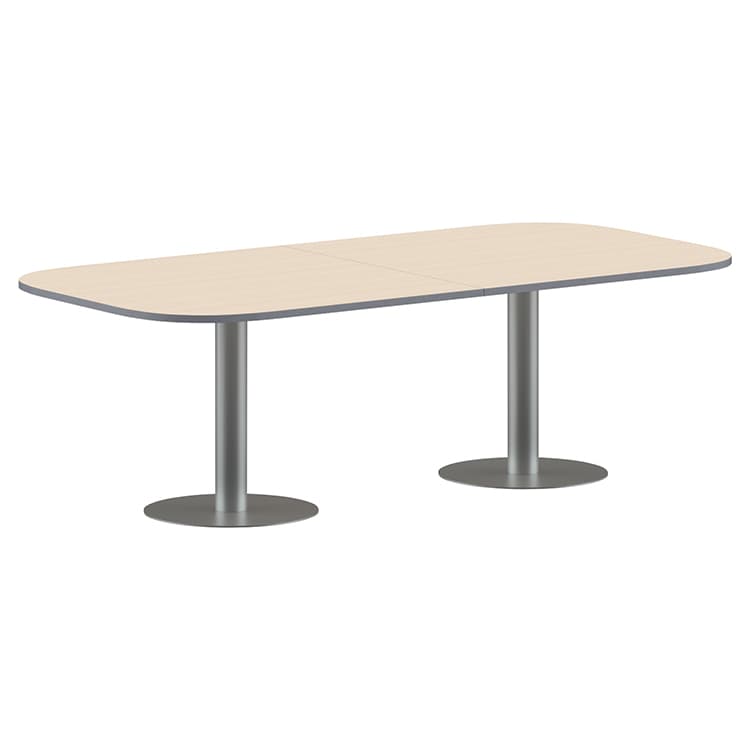 Конференц-стол Skyland ПРГ-8 клен/алюминий 2400х1200х750 Imago