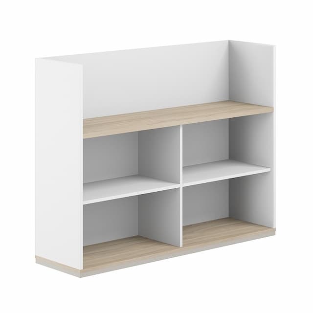 Стеллаж-комбо 1638 односторонний Norden Allegro AG.253.400.673.WH с экраном ЛДСП