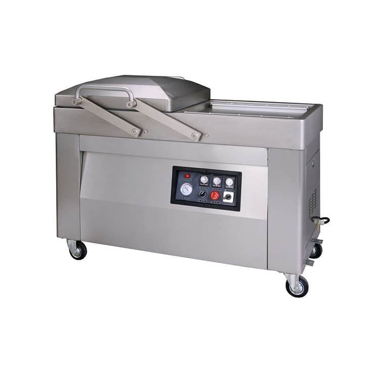 Напольный двухкамерный вакуумный аппарат Hualian Machinery DZ-610/2SA нерж.