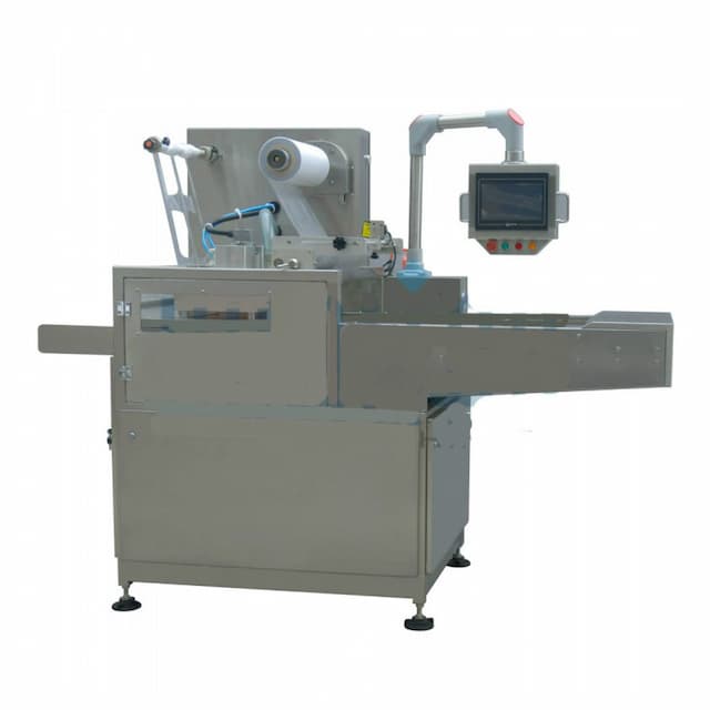 Автоматический конвейерный запайщик лотков Hualian Machinery HVT-450A/2 (нерж)