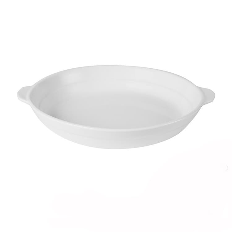 Блюдо для запекания (Баранчик) CAMEO IMPERIAL WHITE 480МЛ D18,5СМ(21,5СМ) H4СМ 210-407