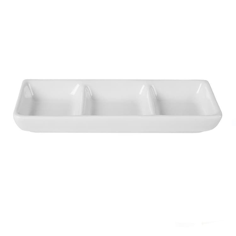 Менажница фарфор CAMEO SQUARE ACCESSORY 3-Х секционная 15Х6,5СМ H2СМ 710-026