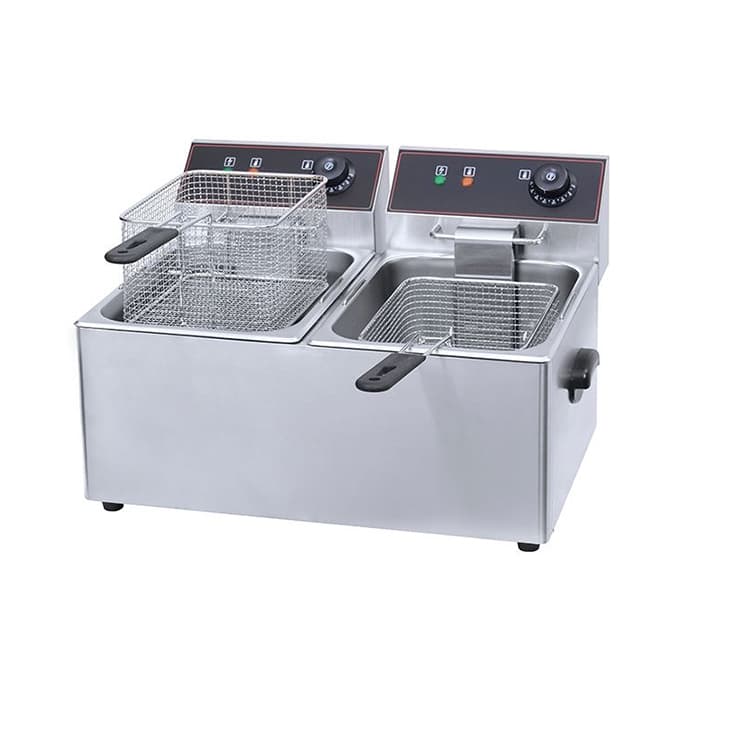 Фритюрница Hualian Machinery HEF-4L-2 (2 емкости)