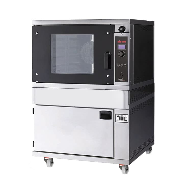 Печь конвекционная с пароконденсатором и подставкой Apach Bakery Line K5T+K5TSHSE MDP
