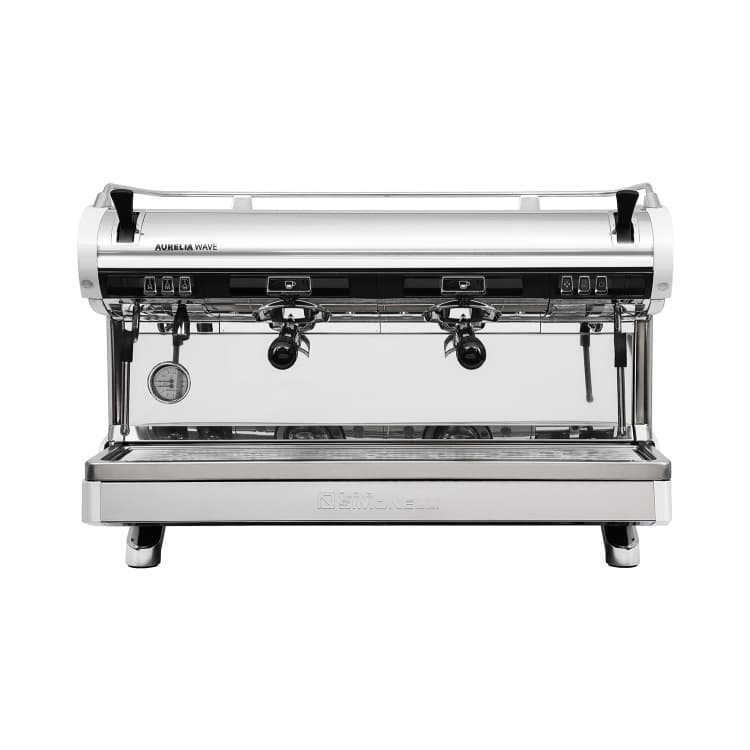 Кофемашина-полуавтомат NUOVA SIMONELLI AURELIA WAVE 2GR S 220V PEARL WHITE+HIGH GROUPS+LED